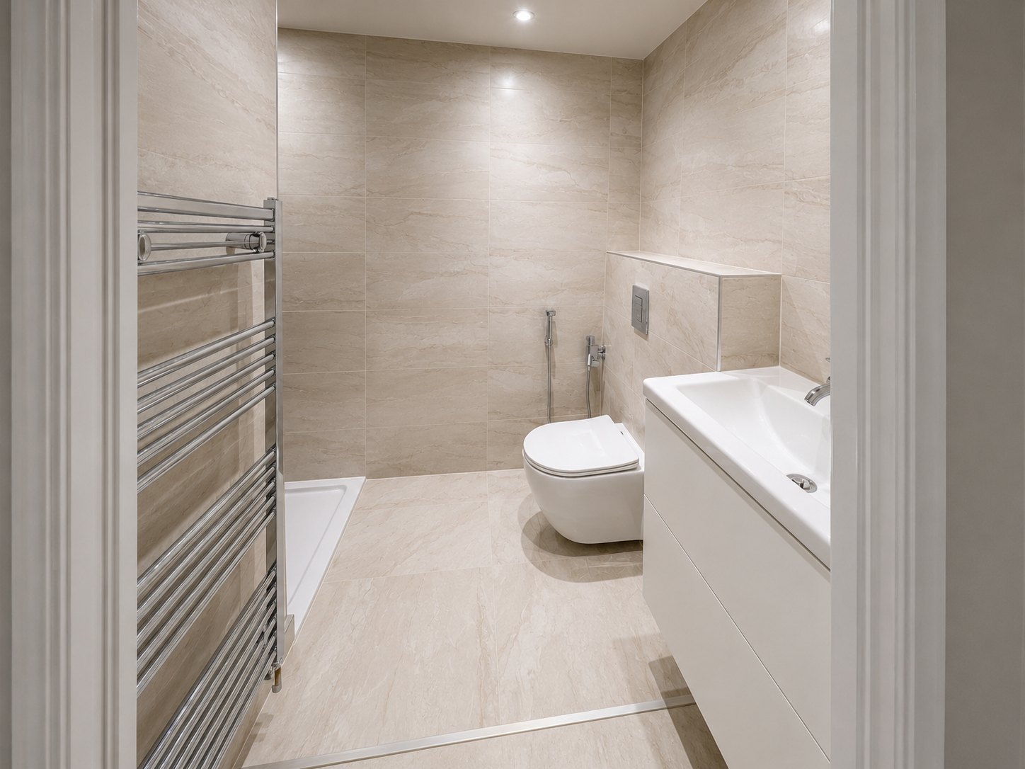 Finished bathroom